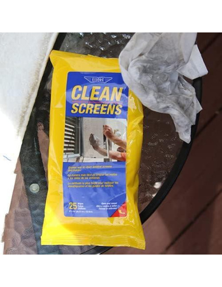 Toallitas Limpia Pantallas Ettore - 25 Unidades - Sin Pelusa Toallitas Limpia Pantallas Ettore - 25 Unidades - Sin Pelusa