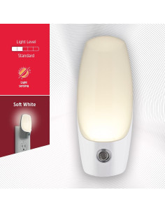 Luz Nocturna Automática Energizer LED Enchufable Blanca 2