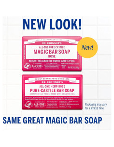Jabón de Barra Pura-Castile Dr. Bronner - 2x142g Vegano 2