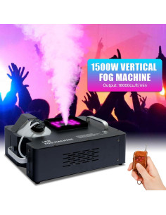 TCFUNDY Máquina de Niebla 1500W DMX RGB 24 LED Control Remoto 2