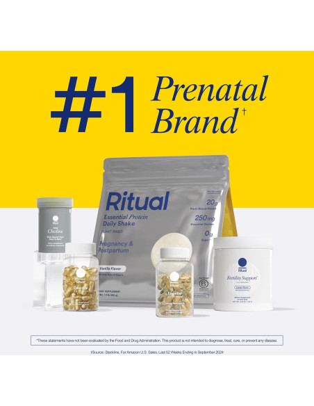 Multivitamínico Prenatal Ritual para Mujeres 30 Cápsulas Menta Multivitamínico Prenatal Ritual para Mujeres 30 Cápsulas Menta