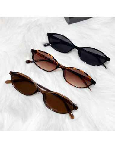 Gafas de Sol Retro Ovaladas KUGUAOK UV Protección Mujeres