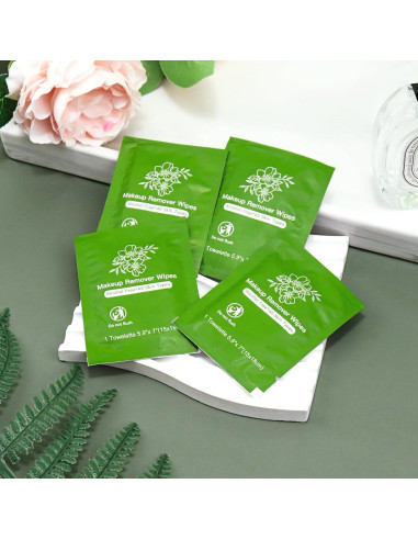 Toallitas Desmaquillantes Individuales Aloe Vera 50 Unidades