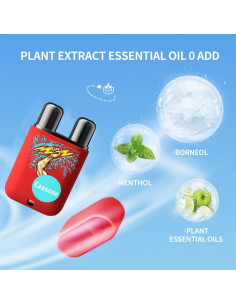 Inhalador Nasal de Aceite Esencial LAMUSELAND Menta 6 Piezas 2