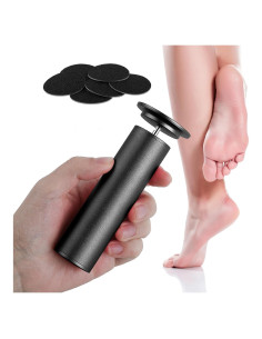 Removedor de Callos Eléctrico HsnChrm con 60 Discos de Lija