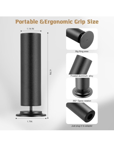 Removedor de Callos Eléctrico HsnChrm con 60 Discos de Lija