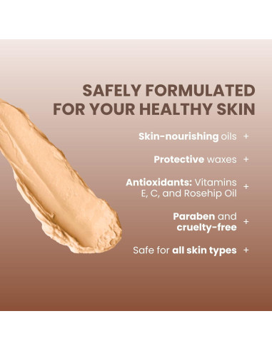 Base de Maquillaje HD POISE 3g Beige Clásico Hidratante