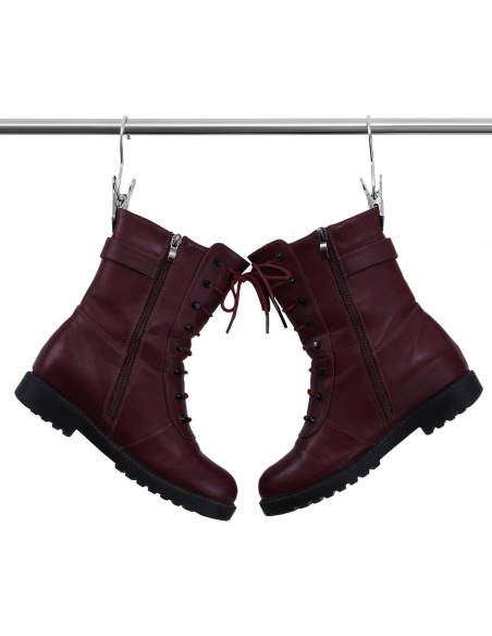 Clips de Colgar BEWISHOME 20 Pcs Antideslizantes Cromo