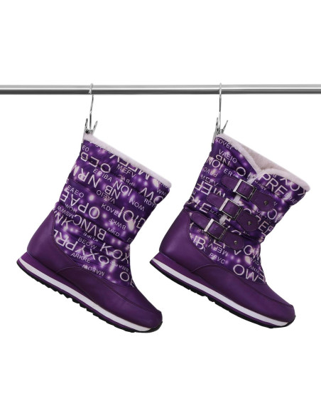 Clips de Colgar BEWISHOME 20 Pcs Antideslizantes Cromo