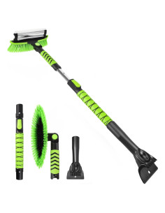 Yougfin Cepillo de Nieve 3 en 1 con Raspador de Hielo 43 cm