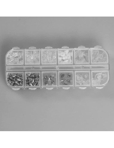 Resortes para Pendientes de Gancho DIYEAR - 344 Piezas de Goma