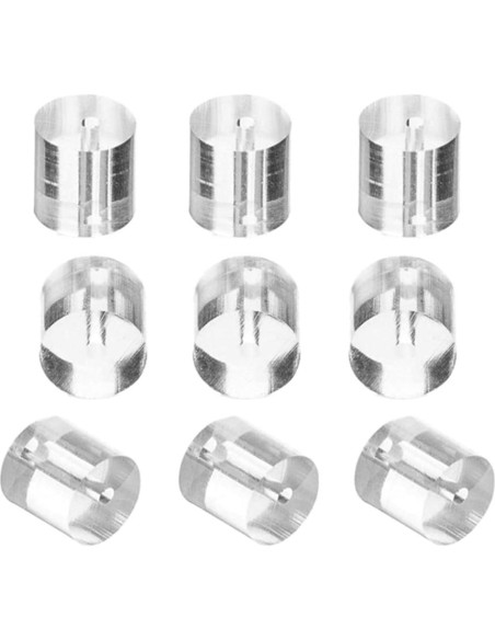 Resortes para Pendientes de Gancho DIYEAR - 344 Piezas de Goma