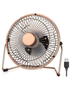 Ventilador de Escritorio USB EasyAcc 12.7 cm Silencioso 2 Velocidades