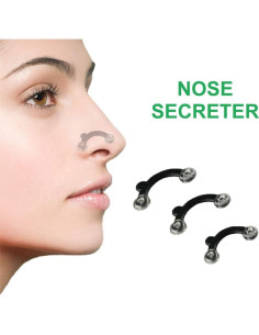 Modelador de Nariz Sin Dolor Ymiko - 3 Pares, Color Variado 2