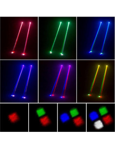 U`King Luz de Cabeza Móvil LED RGBW 10W para Eventos 2