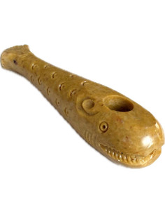 Pipa Única Artesanal Tallada Natural ALINA Craft 10cm 2