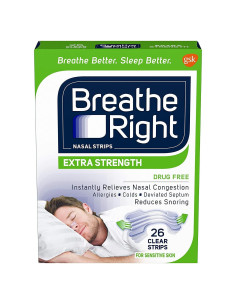 Tiras Nasales Breathe Right Extra Fuerte 78 Unidades