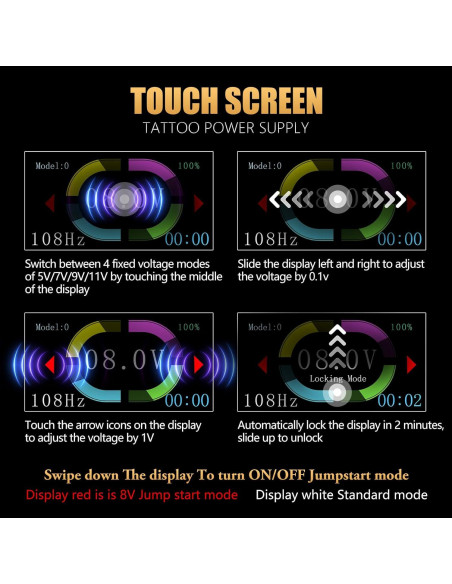 Máquina de Tatuaje Inalámbrica Ambition Seher 2400mAh 6 Golpes Máquina de Tatuaje Inalámbrica Ambition Seher 2400mAh 6 Golpes