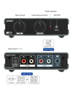 Preamplificador AIYIMA T3 PRO MM/MC para Tocadiscos 2