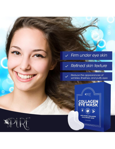 Parche para Ojos LA PURE Colágeno Hidratante 15ct