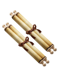 2 PCS Papel de Pergamino Blanco Makevivi 24.1x80 cm Vintage