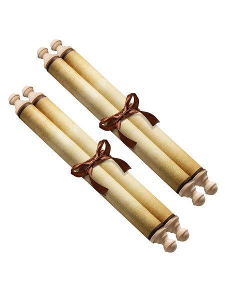 2 PCS Papel de Pergamino Blanco Makevivi 24.1x80 cm Vintage