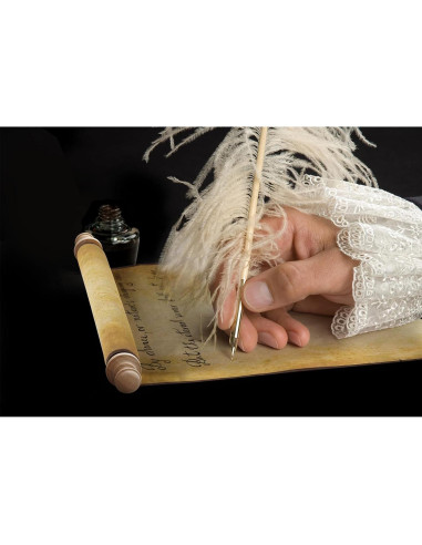 2 PCS Papel de Pergamino Blanco Makevivi 24.1x80 cm Vintage