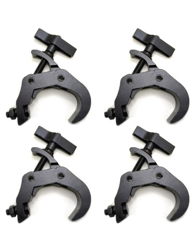 4Pack Ganchos Abrazadera Iluminación Feleolibe 440kg 4-5cm