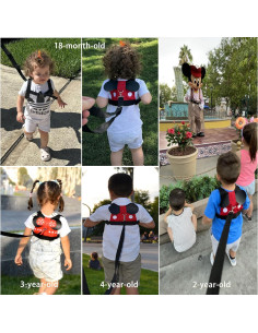 Arnés de Seguridad para Niños Pequeños con Correa - FB-MN02 2
