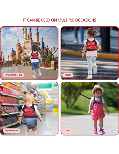 Arnés de Seguridad para Niños Pequeños con Correa - FB-MN02