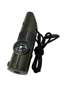Silbato de Emergencia Splendorflying SFV09001 Verde Militar