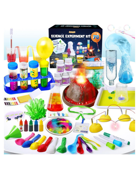 Kit Científico JOPSHEEN 70 Experimentos Educativos para Niños Kit Científico JOPSHEEN 70 Experimentos Educativos para Niños