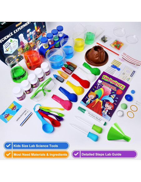 Kit Científico JOPSHEEN 70 Experimentos Educativos para Niños Kit Científico JOPSHEEN 70 Experimentos Educativos para Niños