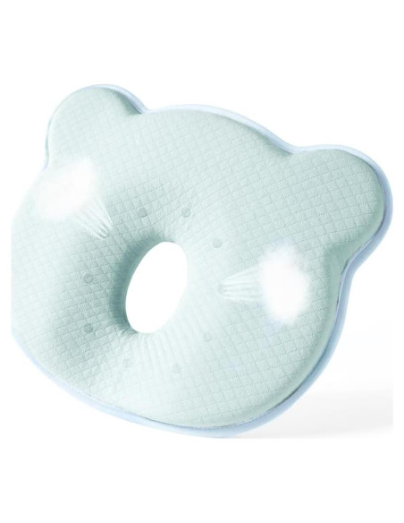 Almohada de Espuma de Memoria Cococu para Bebé Azul