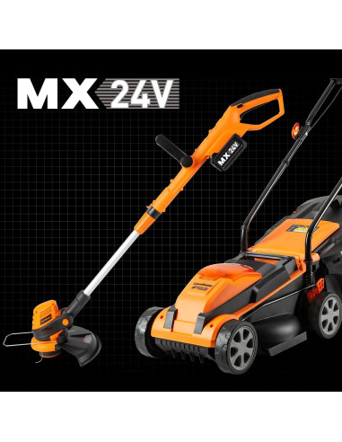 Cortacésped y Desmalezadora LawnMaster 24V 33-cm Combo con Baterías
