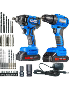 Taladro Inalámbrico ACDelco ARI20132-K1 20V con 2 Baterías 2