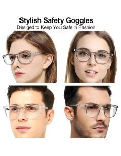 Gafas de Seguridad Antivaho para Mujeres - Filtro Luz Azul 2