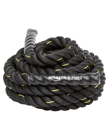 Cuerda de Batalla Amazon Basics 1.5" x 9.14m para Ejercicio