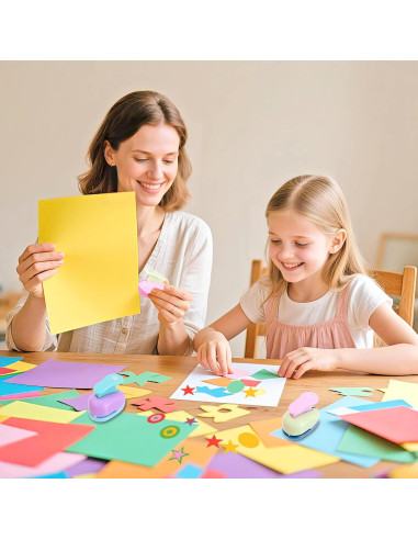 Juego de 3 Perforadoras de Papel Dropower para Manualidades