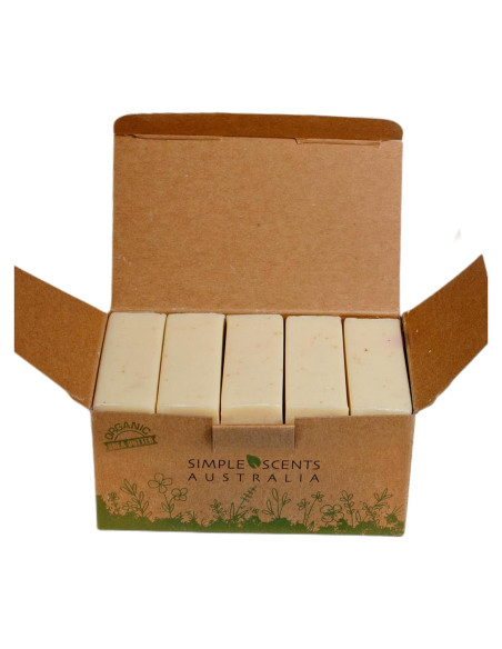 Jabón Natural Aromatizado Almendra Aromas Simples 99g 5 Barras