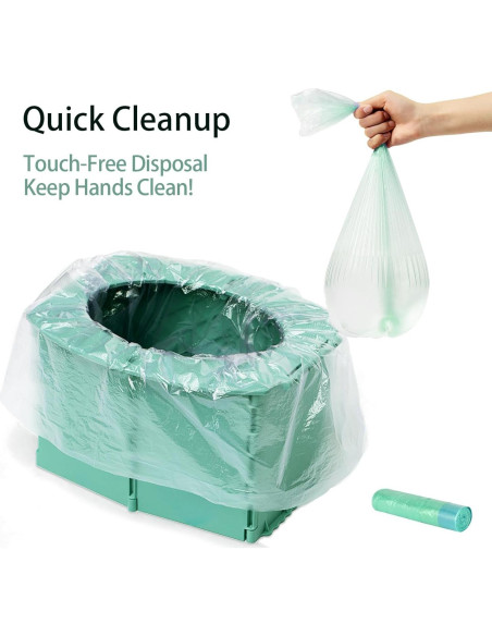 Asiento de Inodoro Portátil Plegable para Niños Pequeños Verde