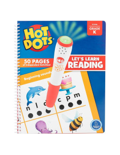 Conjunto de Lectura Hot Dots para Jardín de Infantes - 50 Actividades