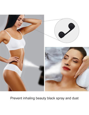 50 Filtros Nasales Desechables ELERA para Bronceado Spray