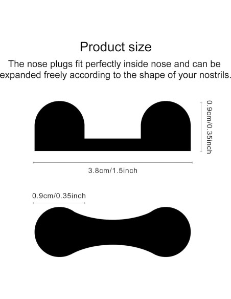 50 Filtros Nasales Desechables ELERA para Bronceado Spray