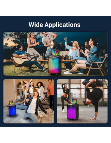 Máquina de Karaoke Portátil TONOR K20 con 2 Micrófonos