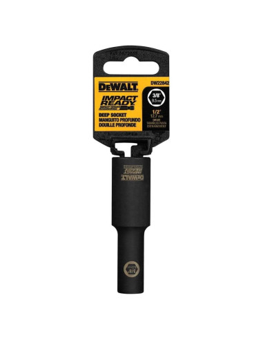 Socket Profundo Dewalt DW22942 1" para Impacto 1/2" Drive