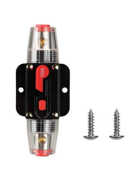 Interruptor de Circuito 100A M1A2 Reiniciable 12V-48V DC Interruptor de Circuito 100A M1A2 Reiniciable 12V-48V DC