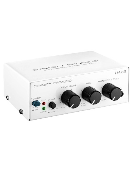 Preamplificador USB Dynasty ProAudio UA2D RIAA Bajo Ruido