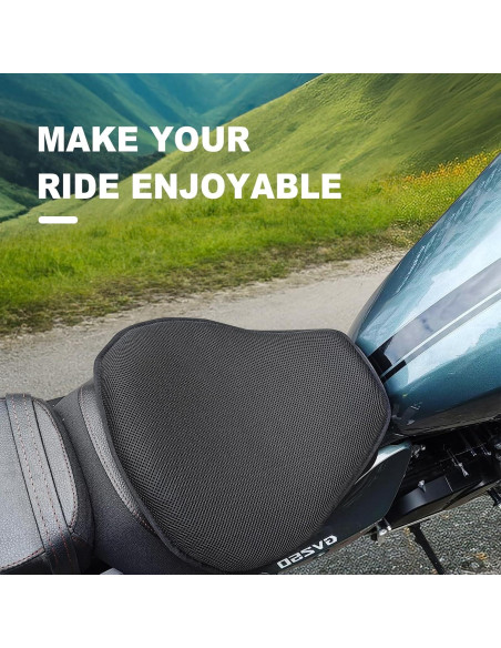 Cojín de Gel Amortiguador CERITORN para Motocicleta 38x17cm