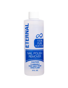 Removedor de Esmalte ETERNAL 100% Acetona Pura 236.6 ml